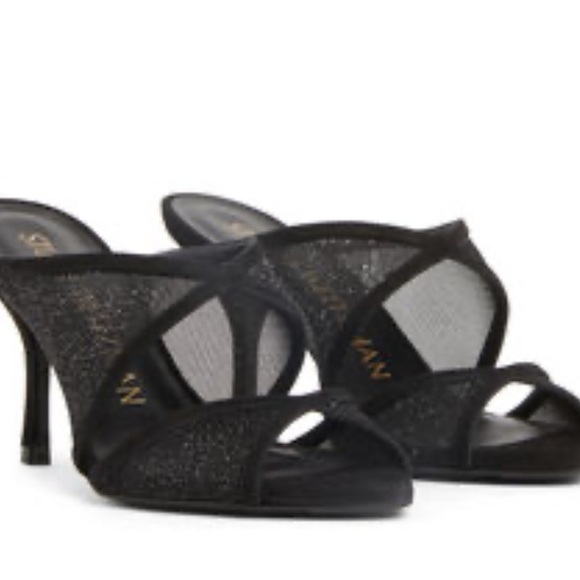 Stuart Weitzman Elegant Black Women´s Slides